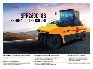 Pneumatikové válce Sany SPR260C-8S