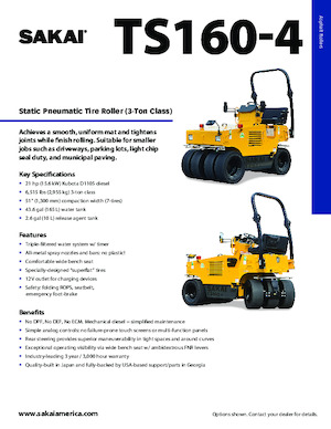 Pneumatikové válce Sakai TS160-4
