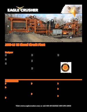 Mobilní čelisťové drtiče Eagle Crusher 1000-15 CC