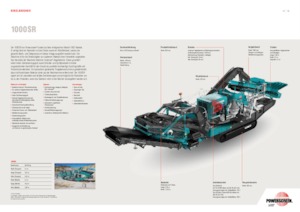 Mobilní čelisťové drtiče Powerscreen 1000SR