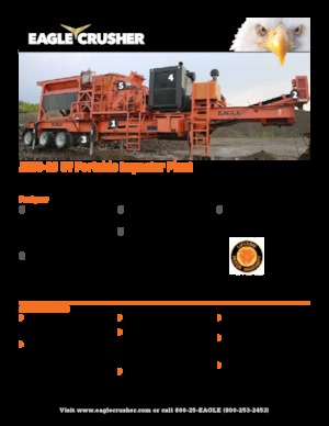 Mobilní čelisťové drtiče Eagle Crusher 1200-25 CV