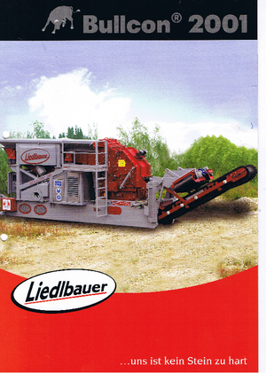 Mobilní čelisťové drtiče Liedlbauer 2001 Bullcon