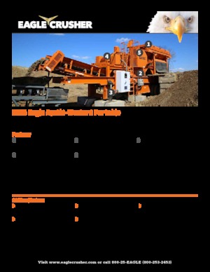 Mobilní čelisťové drtiče Eagle Crusher 2036 Eagle