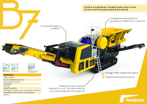 Mobilní čelisťové drtiče Keestrack B7