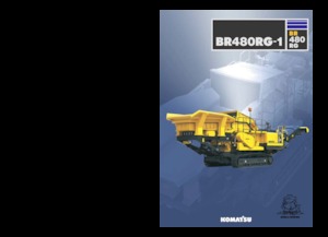 Mobilní čelisťové drtiče Komatsu BR480RG-1