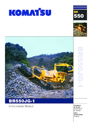 Mobilní čelisťové drtiče Komatsu BR550JG-1