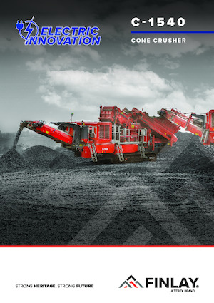 Mobilní čelisťové drtiče Finlay C-1540 Electric