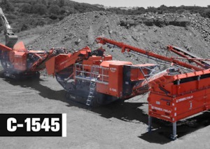 Mobilní čelisťové drtiče Terex-Finlay C 1545