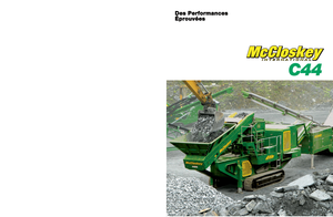 Mobilní čelisťové drtiče McCloskey C44