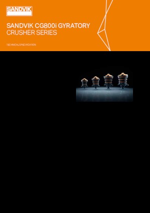 Mobilní čelisťové drtiče Sandvik CG820i