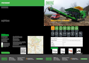 Mobilní čelisťové drtiče RESTA CH1