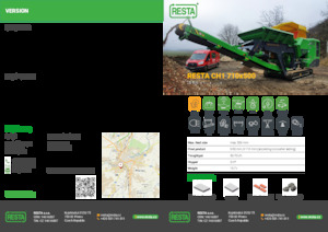 Mobilní čelisťové drtiče RESTA CH1