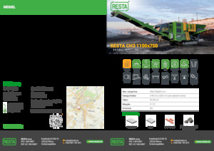 Mobilní čelisťové drtiče RESTA CH3