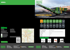 Mobilní čelisťové drtiče RESTA CH3