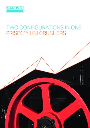 Mobilní čelisťové drtiče Sandvik CI711 HSI