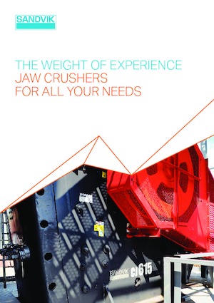 Mobilní čelisťové drtiče Sandvik CJ412