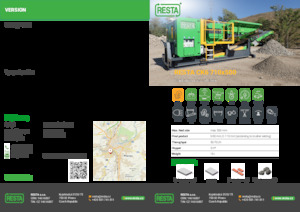 Mobilní čelisťové drtiče RESTA CK6