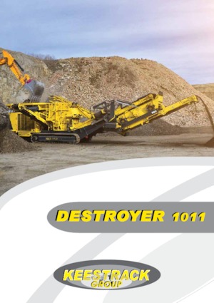 Mobilní čelisťové drtiče Keestrack Destroyer 1011