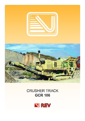 Mobilní čelisťové drtiče REV GCR 106