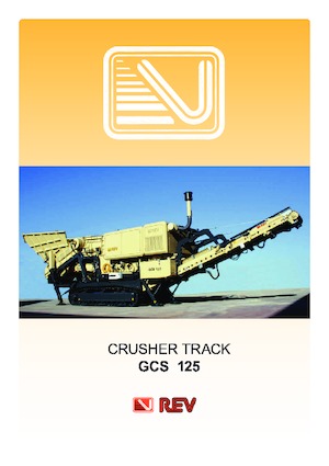 Mobilní čelisťové drtiče REV GCS 125