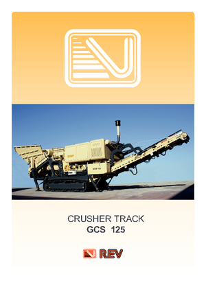 Mobilní čelisťové drtiče REV GCS 125