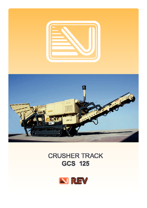 Mobilní čelisťové drtiče REV GCS 125