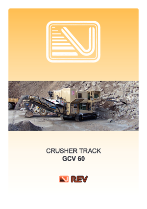 Mobilní čelisťové drtiče REV GCV 60
