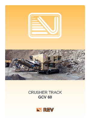 Mobilní čelisťové drtiče REV GCV 60