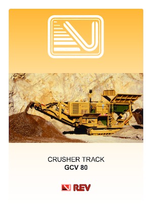 Mobilní čelisťové drtiče REV GCV 80