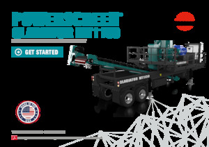 Mobilní čelisťové drtiče Powerscreen Gladiator MT1150