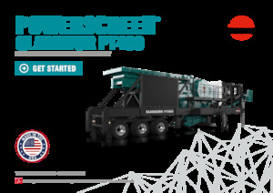 Mobilní čelisťové drtiče Powerscreen Gladiator PT400