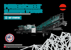 Mobilní čelisťové drtiče Powerscreen Gladiator TP320SR