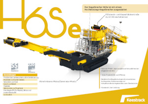 Mobilní čelisťové drtiče Keestrack H6Se