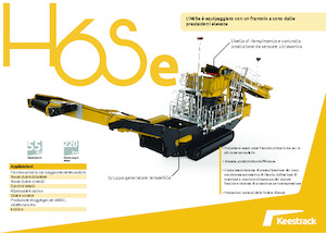 Mobilní čelisťové drtiče Keestrack H6Se