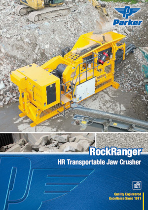 Mobilní čelisťové drtiče Parker HR0750