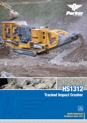 Mobilní čelisťové drtiče Parker HS1312