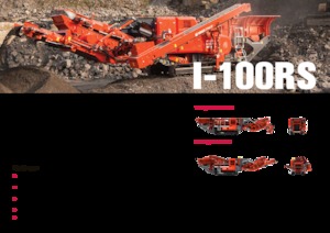 Mobilní čelisťové drtiče Terex-Finlay I 100 RS