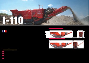 Mobilní čelisťové drtiče Terex-Finlay I 110