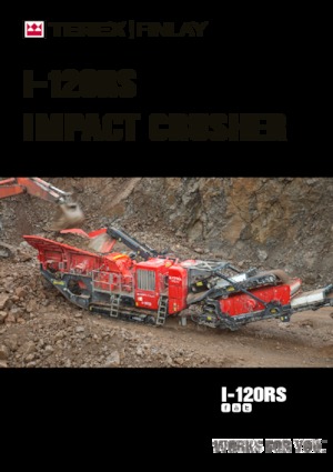 Mobilní čelisťové drtiče Terex-Finlay I 120 RS