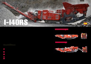 Mobilní čelisťové drtiče Terex-Finlay I 140 RS