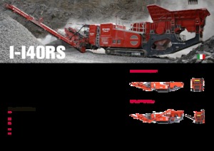 Mobilní čelisťové drtiče Terex-Finlay I 140 RS