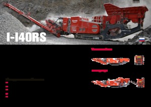 Mobilní čelisťové drtiče Terex-Finlay I 140 RS