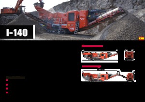 Mobilní čelisťové drtiče Terex-Finlay I 140