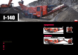 Mobilní čelisťové drtiče Terex-Finlay I 140
