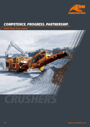 Mobilní čelisťové drtiče Rockster I1300rev
