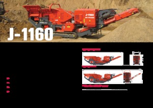 Mobilní čelisťové drtiče Terex-Finlay J 1160