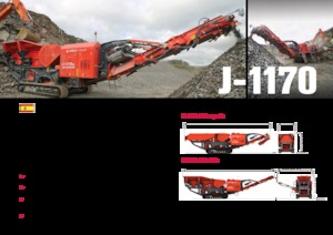 Mobilní čelisťové drtiče Terex-Finlay J 1170