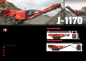 Mobilní čelisťové drtiče Terex-Finlay J 1170