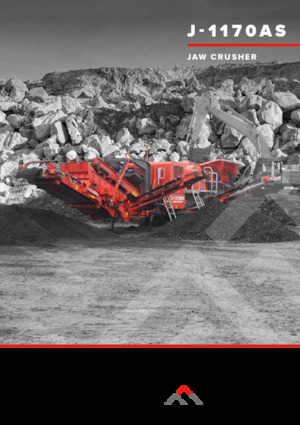 Mobilní čelisťové drtiče Finlay J-1170AS+