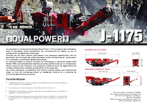 Mobilní čelisťové drtiče Terex-Finlay J 1175 Hybrid